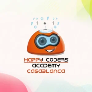 Logo of happy coders academy on KidsActivites.ma